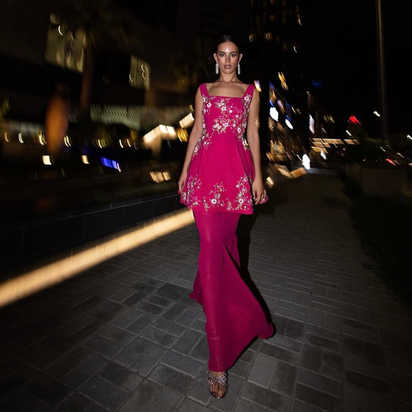 Fuchsia dress