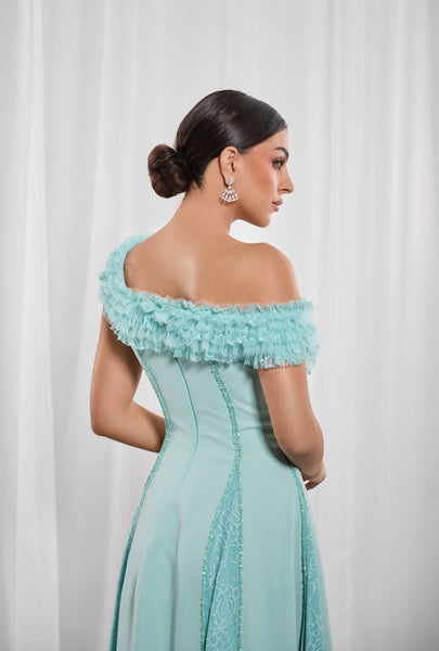 Teal dress