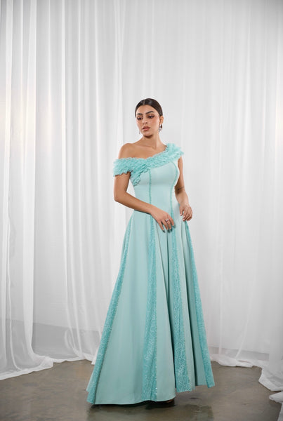 Teal dress